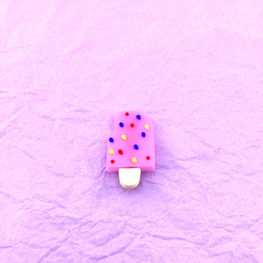 cute sweet ice cream alloy rubber hair clip