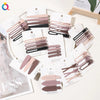 women's simple style geometric alloy plating hair clip