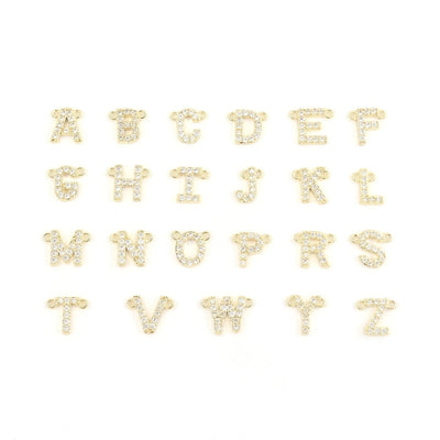 201 Stainless Steel Copper Letter Pendant Necklace