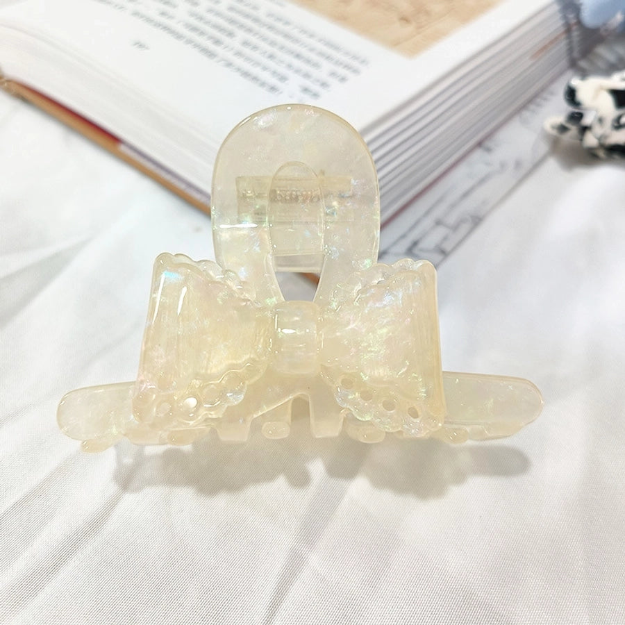 Women's Casual Simple Style Streetwear Geometric Bow Knot Acetic acid sheets Handmade Hair Claws