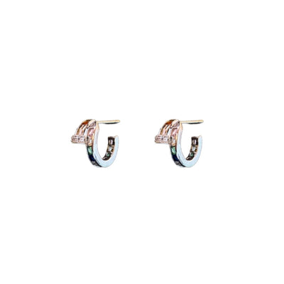1 Pair Simple Style Classic Style Geometric Copper Ear Studs