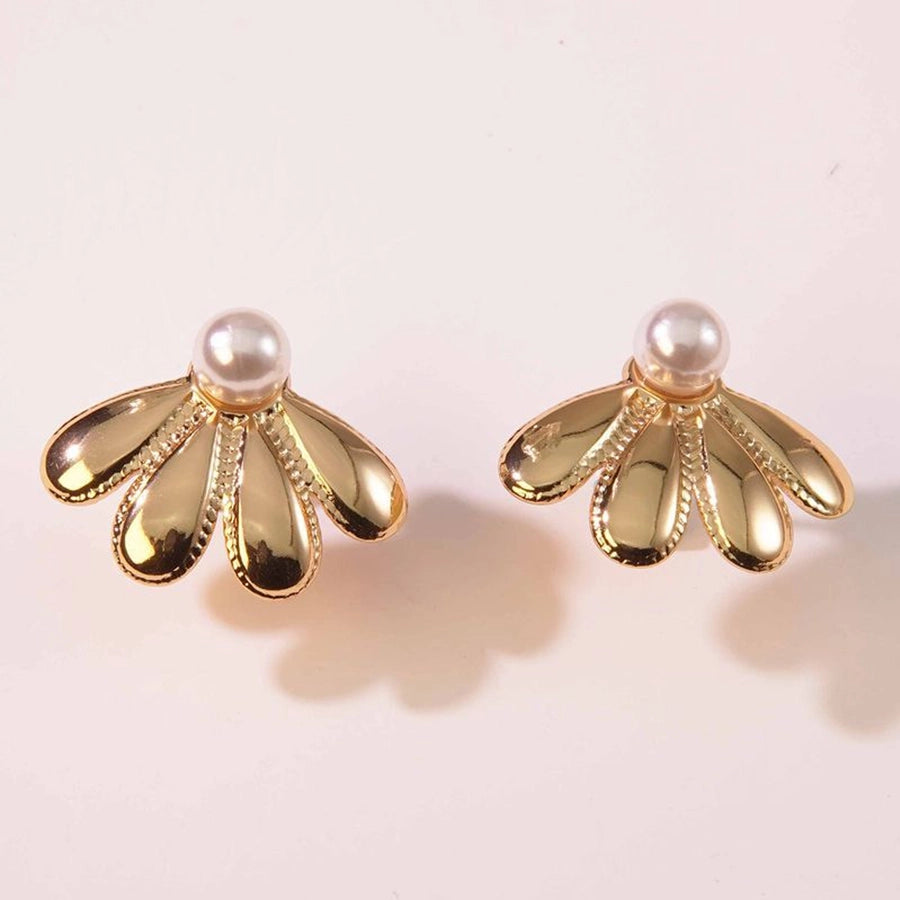 1 Pair Elegant Simple Style Flower 304 Stainless Steel Ear Studs