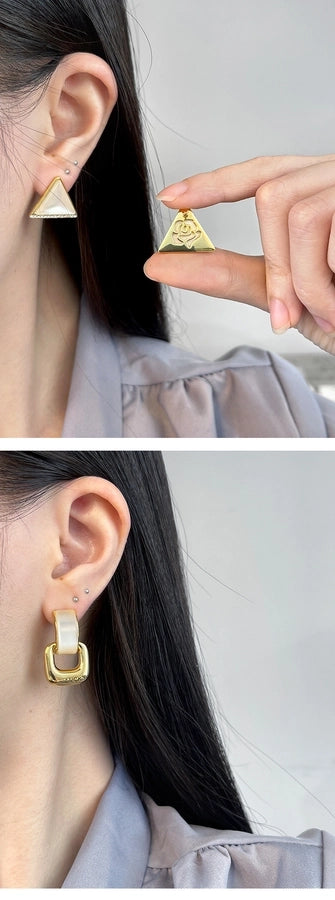 Shake the sound hot with the recommend 100 925 silver pin earrings earrings classic geometric long tassel earrings