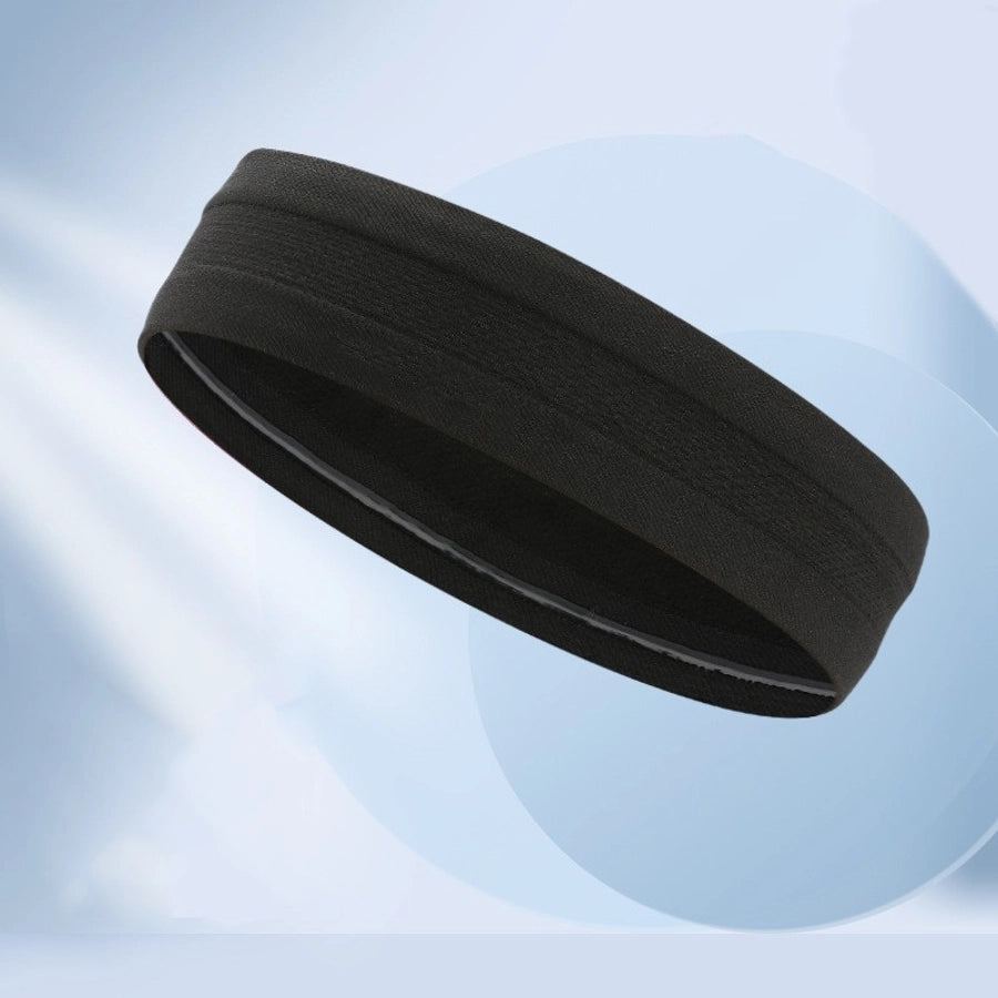 Men's Simple Style Classic Style Solid Color Polyester Stripe Hair Band