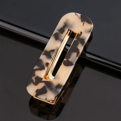 retro color block polka dots acetic acid sheets hair clip 1 piece