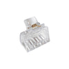 women's simple style transparent plastic hair claws