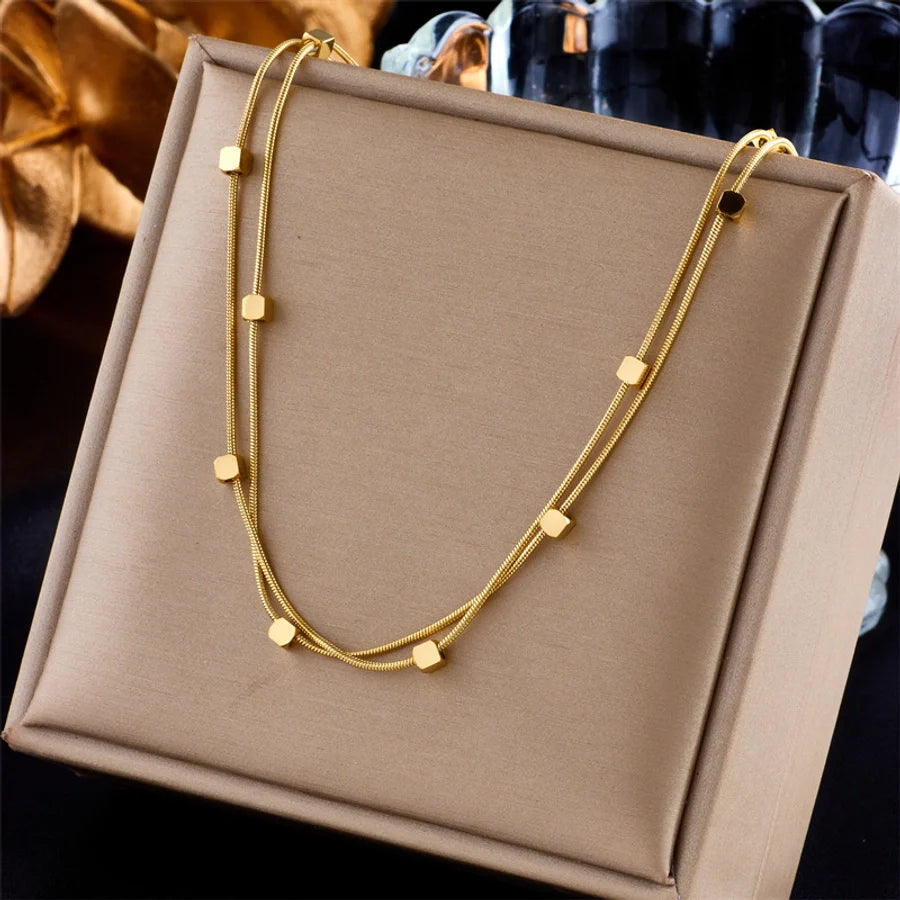 Jewelry Lady Heart Shape Eye Titanium Steel Plating Necklace