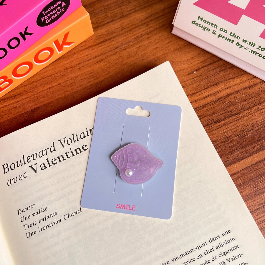 Women's Marine Style Starfish Fish Arylic Hair Clip