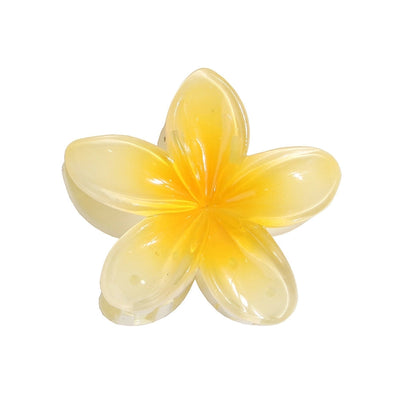 colorful egg flower hairpin flower gripper retro women's side gripper half gripper back head shark clip