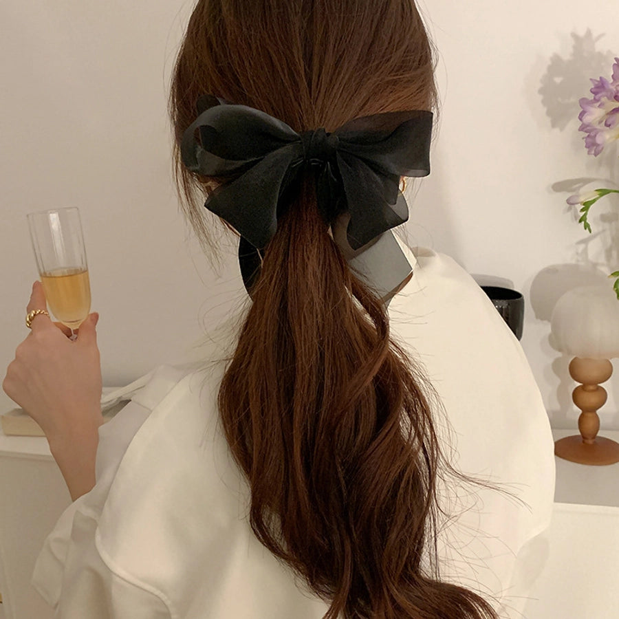 vintage style bow knot alloy cloth hair claws