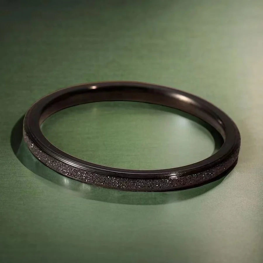 Jewelry Elegant Simple Style Geometric Titanium Steel Plating Rings