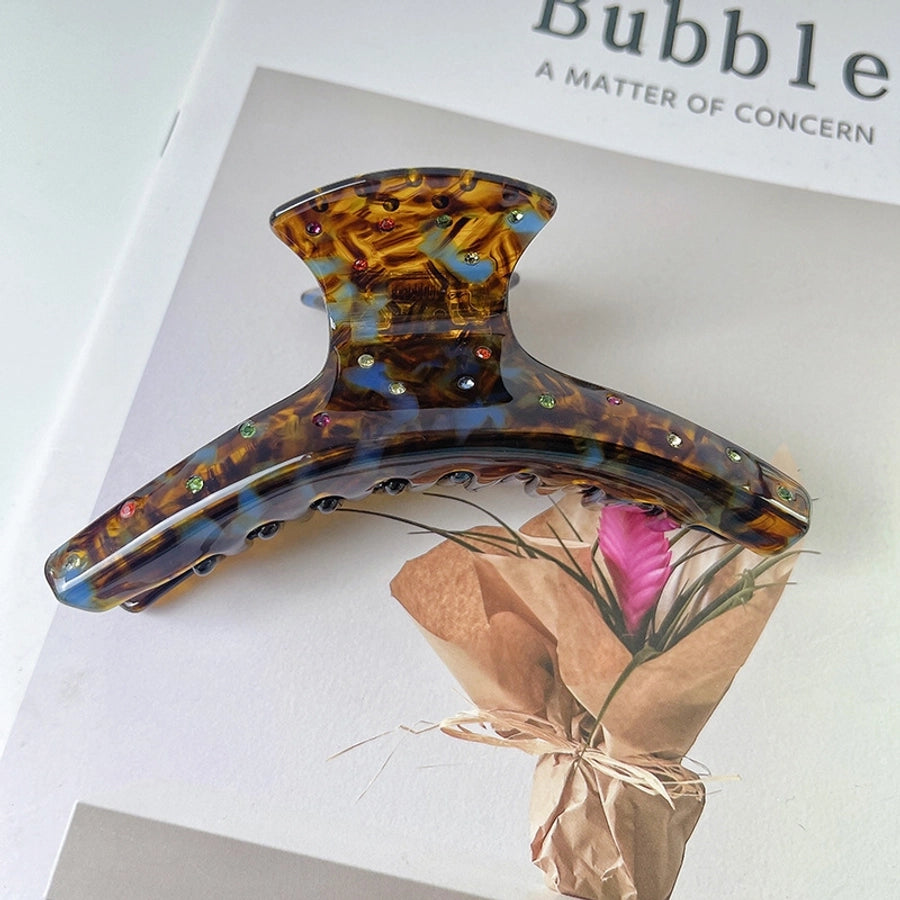 Women's Simple Style Geometric Solid Color Acetic acid sheets Hair Claws