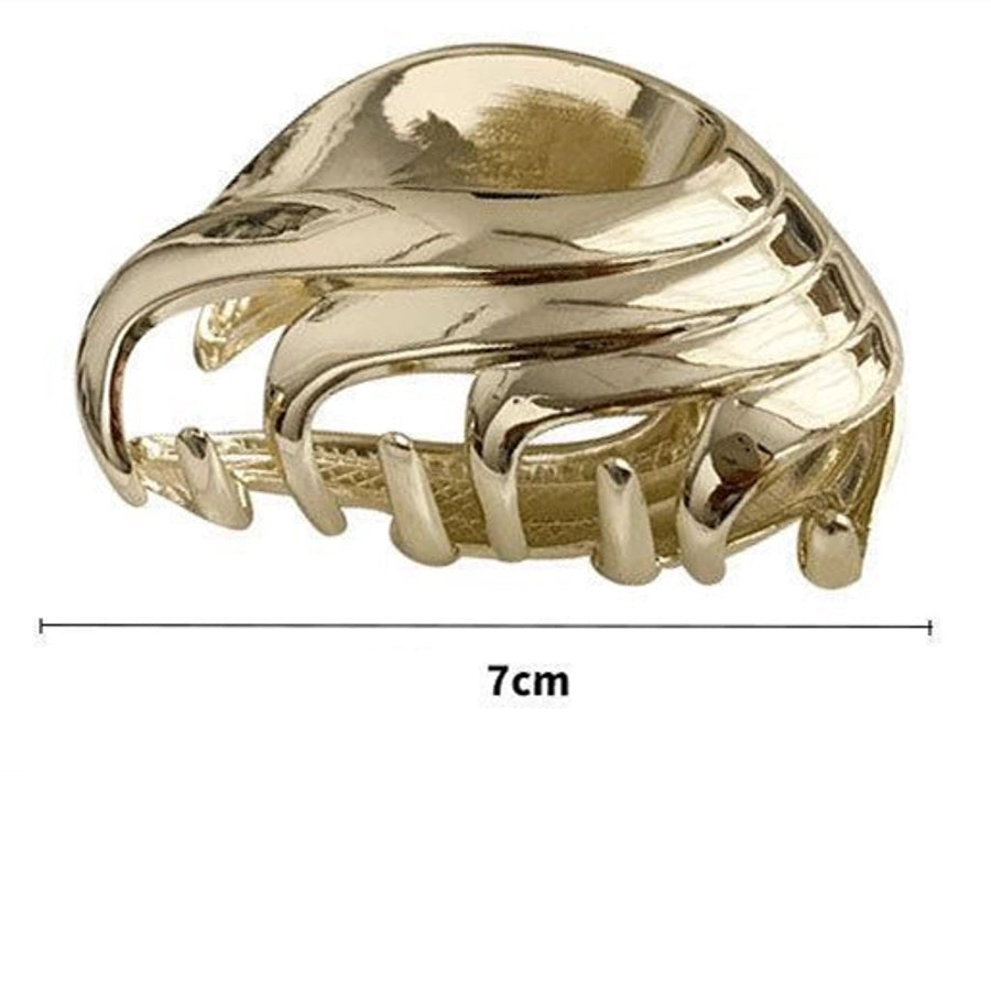 Women's Casual Simple Style Solid Color Alloy Hair Claws
