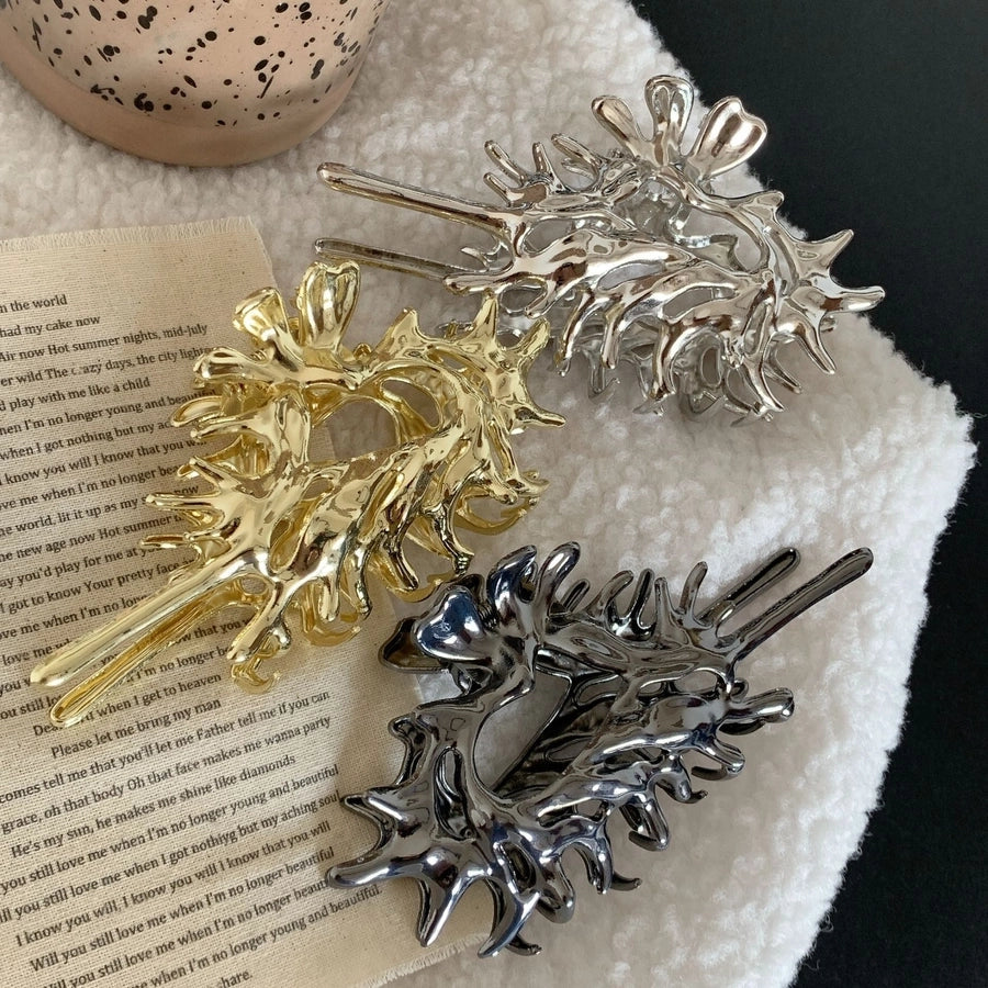 elegant streetwear butterfly alloy hair claws