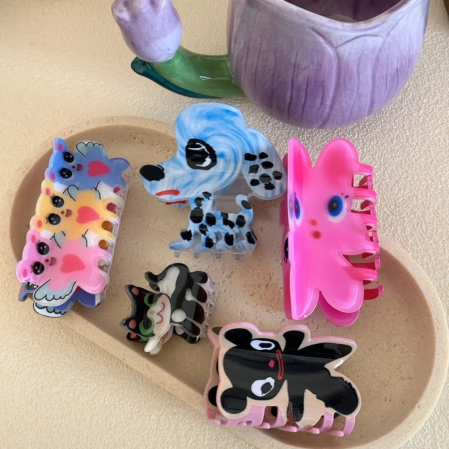 women's cute cartoon arylic hair claws