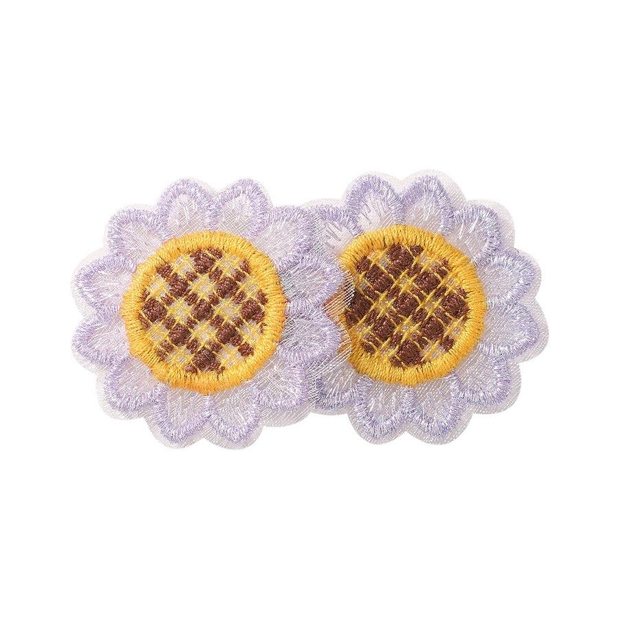 Kid'S Cute Pastoral Sunflower Flower Hair Clip