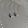 retro c shape solid color metal plating women's earrings 1 pair
