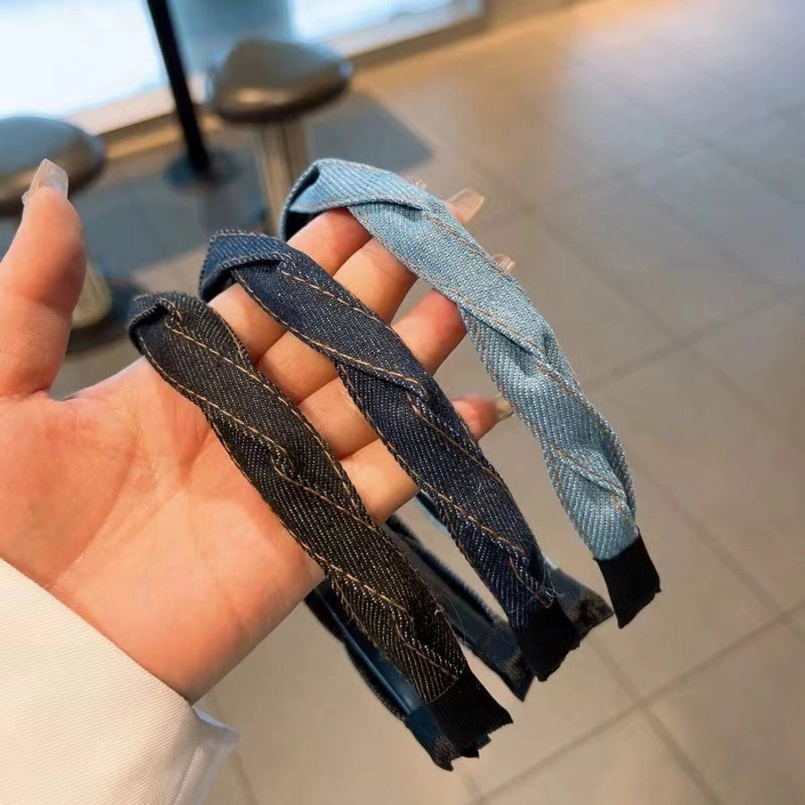 Women's Simple Style Solid Color Cloth Hair Band