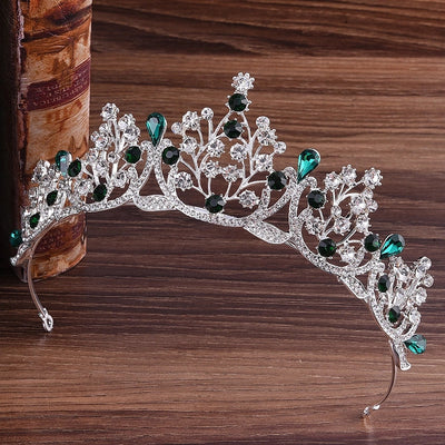 fashion crown alloy inlay rhinestones crown 1 piece