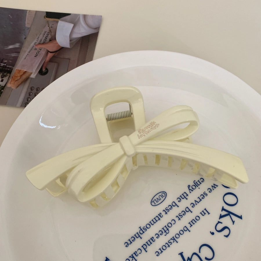 Women's Sweet Simple Style Bow Knot PS Hair Claws