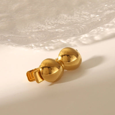 Women's IG Style Fairy Style Modern Style Gourd 304 Stainless Steel Polishing Plating Hair Clip