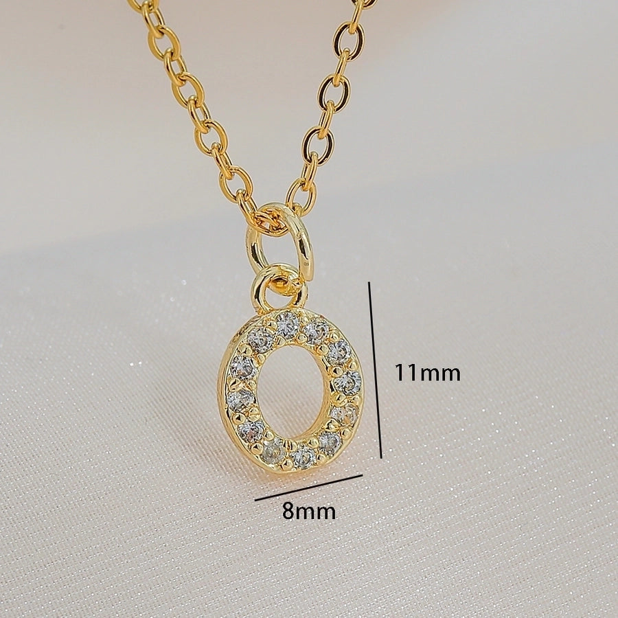 Jewelry Basic Retro Classic Style Letter 304 Stainless Steel Copper Pendant Necklace