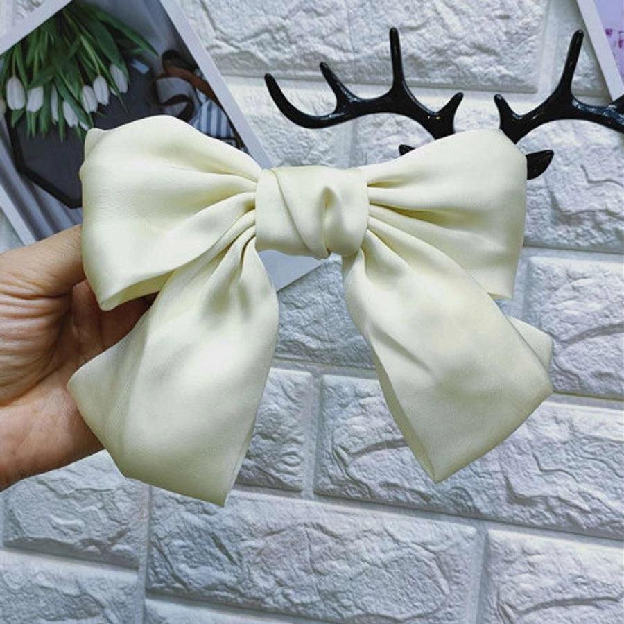 korean style bow knot cloth hair clip hair tie 1 piece