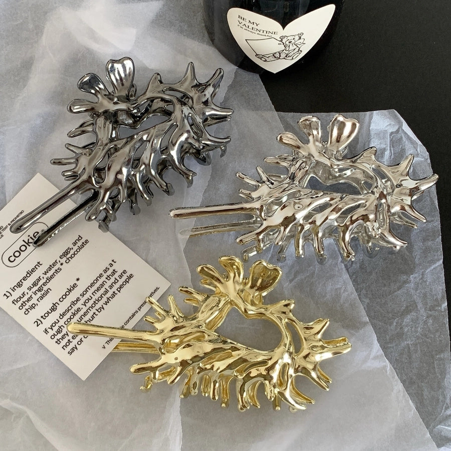 elegant streetwear butterfly alloy hair claws