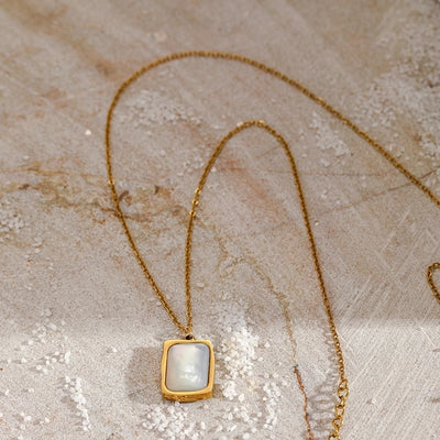 Jewelry Elegant Glam Luxurious Geometric 304 Stainless Steel Pendant Necklace