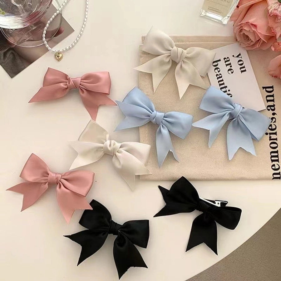 Knock Sweet Bow Hair Clip New Internet Celebrant Broken Hair Clip Bangs Clip Side Clip Cute Small Clip Headwear