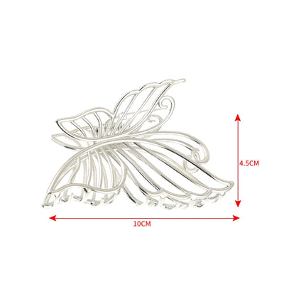 High-grade hollow tassel bow hairpin female back head high-grade grip medium shark clip  New