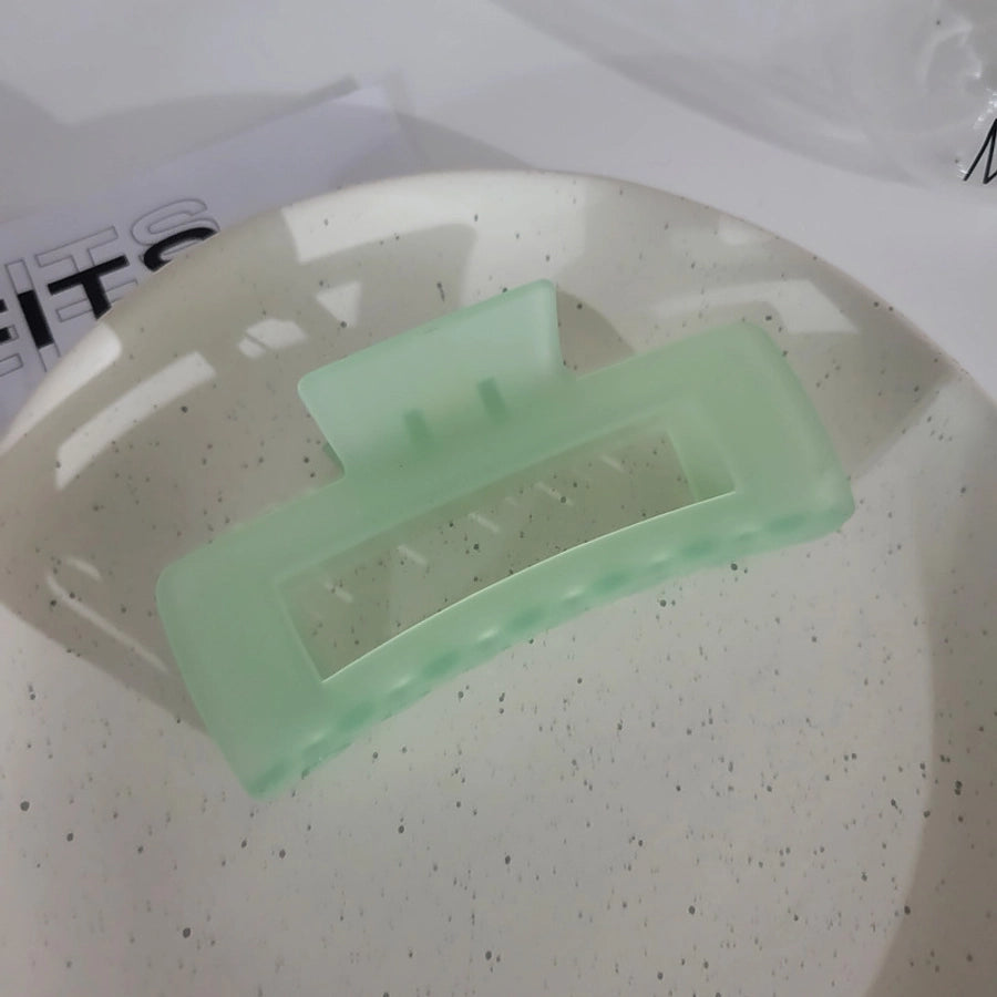 Korean-style Bright Face Non-scratch Disc Hair Clip Women's Large Frosted Elegant Shark Clip Back Head Hairpin Headwear Hair Clip