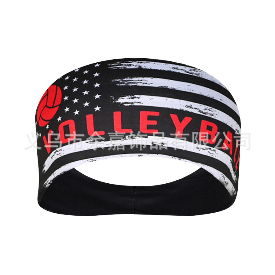 basic plaid polyester patchwork hair band