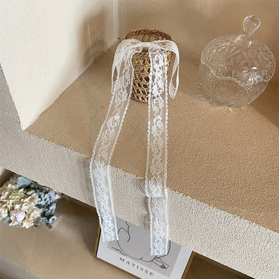 Women's Elegant Simple Style Bow Knot Lace Hair Clip Hair Tie Brooches