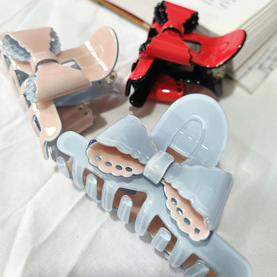 Women's Casual Simple Style Streetwear Geometric Bow Knot Acetic acid sheets Handmade Hair Claws