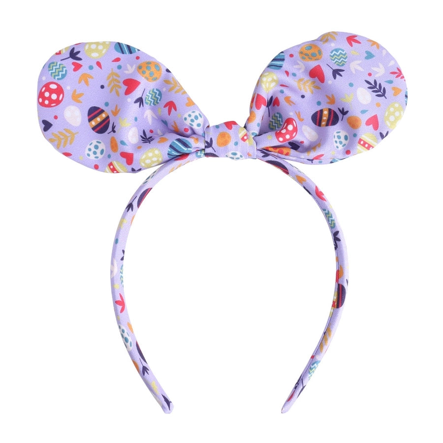 Unisex Princess Color Block Cloth Hair Band