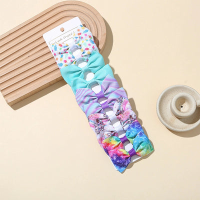 Girl'S Sweet Korean Style Bow Knot Polyester Hair Clip