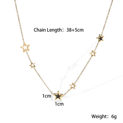 Jewelry Simple Style Commute Geometric 304 Stainless Steel Pendant Necklace