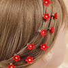 Children's Flower Small Grab Hair Accessories Girl's Braided Hair Buckle Head Flower Little Girl's Mini Grab Small Hairpin Headwear