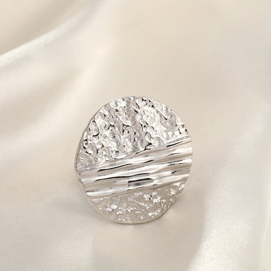 Jewelry Simple Style Commute Geometric 304 Stainless Steel Plating Open Rings