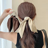 Women's Simple Style Classic Style Solid Color Cloth Baroque Pearls Hair Tie