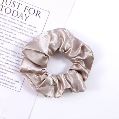 simple style solid color cloth hair tie