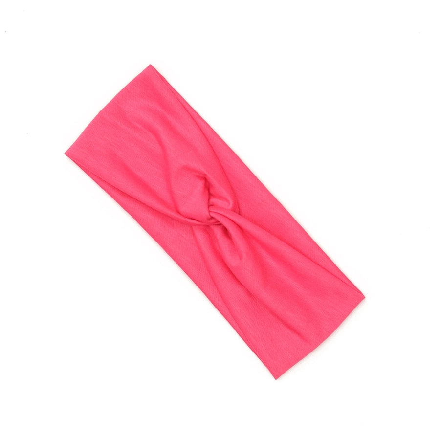 New Adult Plain Cross Headband Knotted Polyester Women's Hair Band Daily Wash Face Hair Band Hair Band