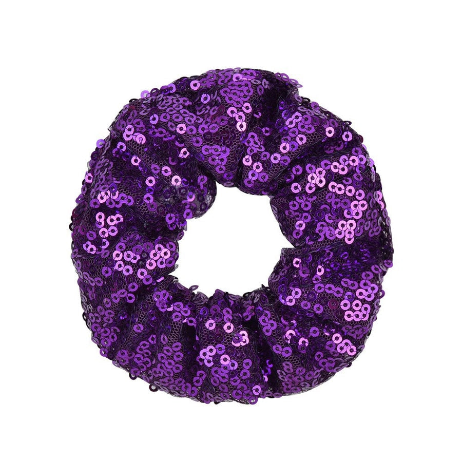Women's Casual Simple Style Solid Color Cloth Sequins Hair Tie