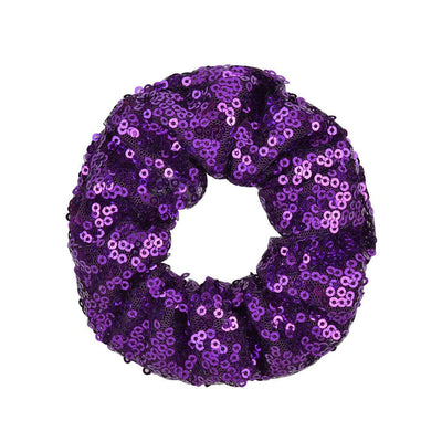 Women's Casual Simple Style Solid Color Cloth Sequins Hair Tie