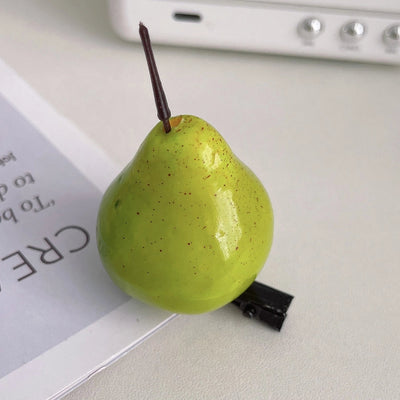 Women's Cute Fruit Vegetable Foam Hair Clip