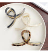 simple style color block alloy hair claws