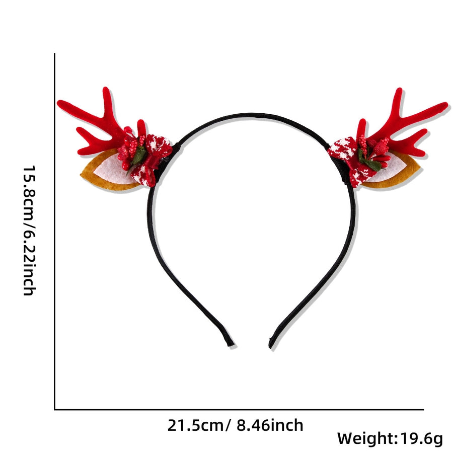 Christmas Cute Antlers Elk PET wool felt Iron