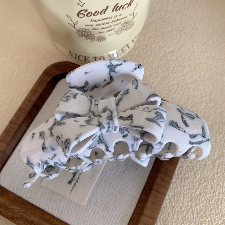 Women's Elegant Simple Style Bow Knot Acetic acid sheets Hair Claws