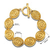 IG Style Spiral 304 Stainless Steel Bracelets In Bulk
